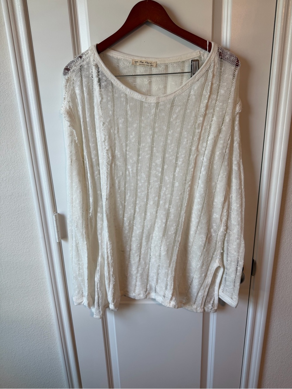 ⚡️Free People Lightweight Open-Knit V-Neck Sweater - Picture 3 of 5